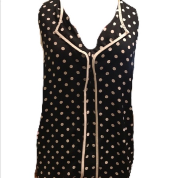 YaLosAngeles Polka Dot Tank Blouse - Picture 1 of 6